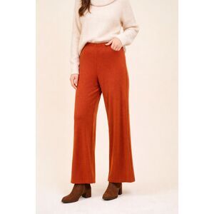 Vintage Kenny Classics Women’s Burnt Orange Knit Wide Leg Pants High Rise 18